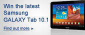 Win the latest Samsung GALAXY Tab 10.1