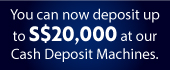 Cash Deposit Limit at Cash Deposit Machines