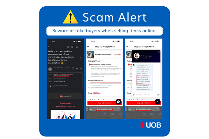 Fake buyer phishing scam alert!