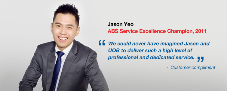 Jay Yeo - ABS Service Excellence Champion, 2011