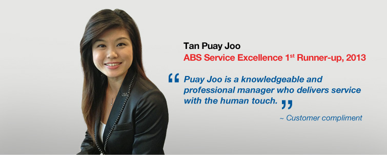 Jay Yeo - ABS Service Excellence Champion, 2011