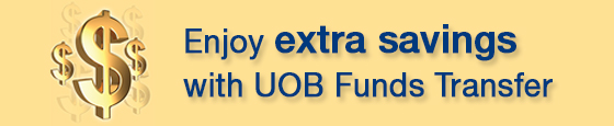 Get extra cash with UOB Funds Transfer or Personal Loan