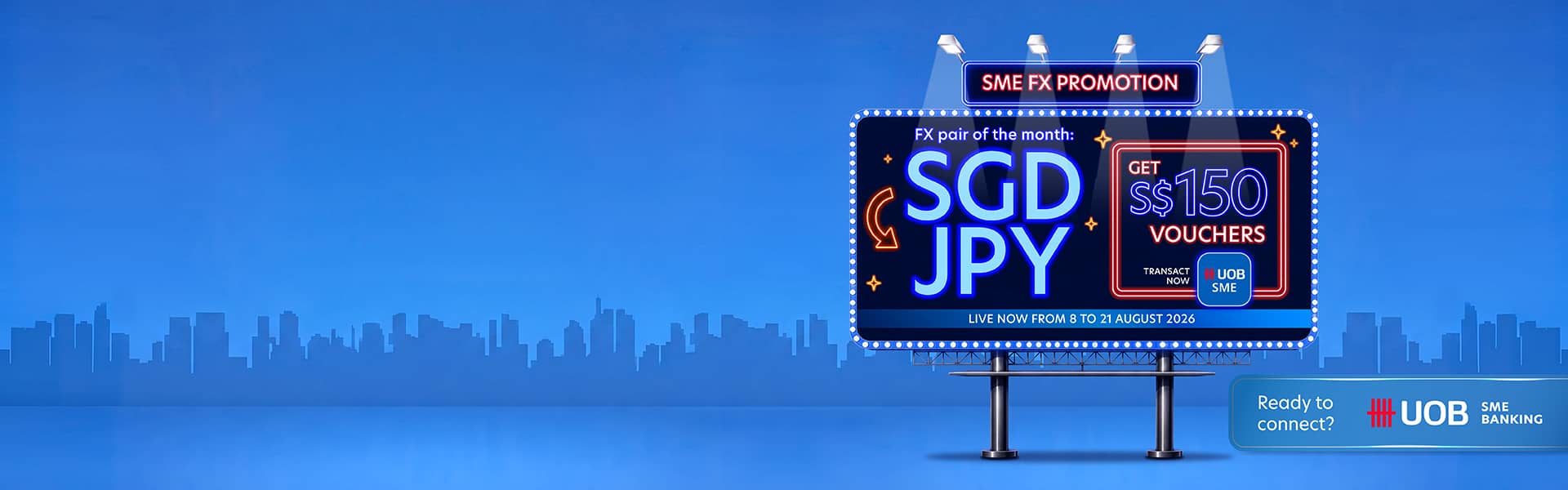 Get S$150 vouchers for SGD/JPY online FX transactions
