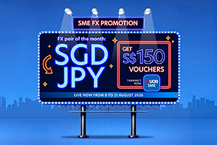 S$150 vouchers for SGD/JPY FX transactions
