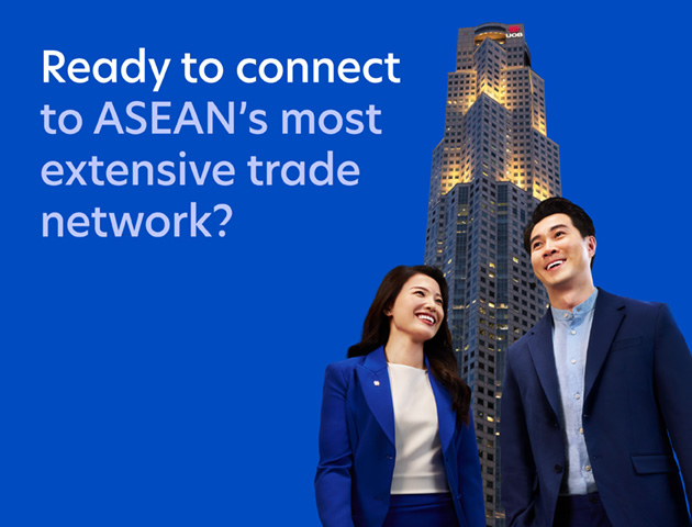Welcome to ASEAN's most extensive trade network. One Bank for ASEAN.