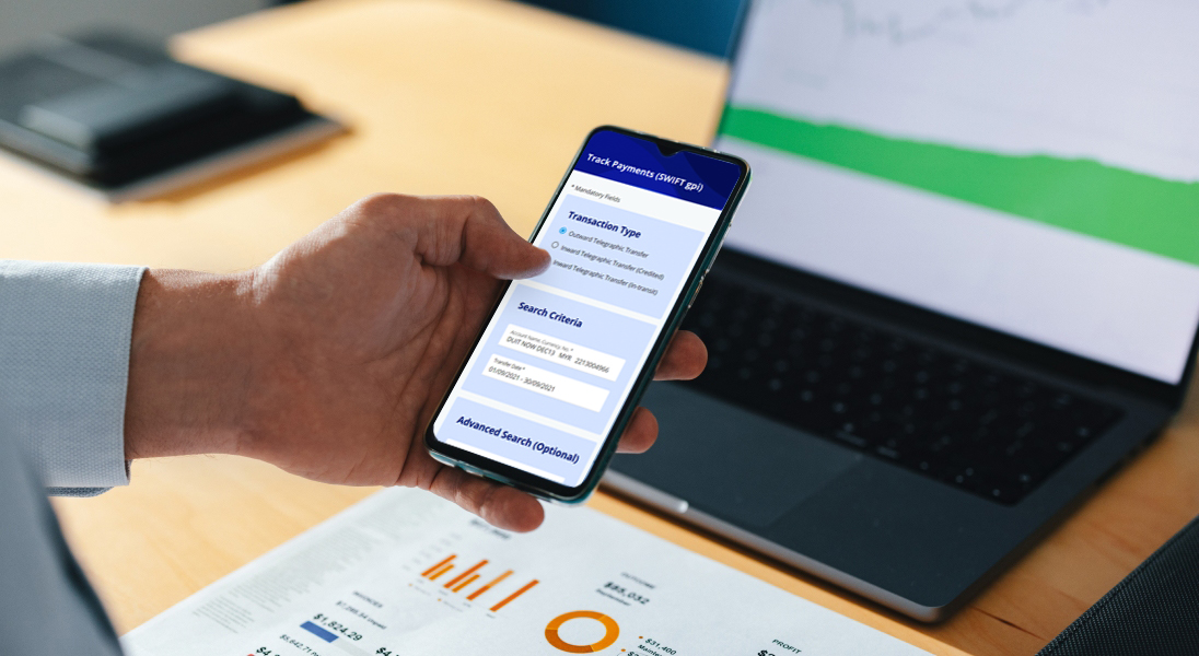 Track payment (SWIFT gpi)