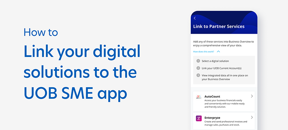 Link our accounting partners to your UOB banking data