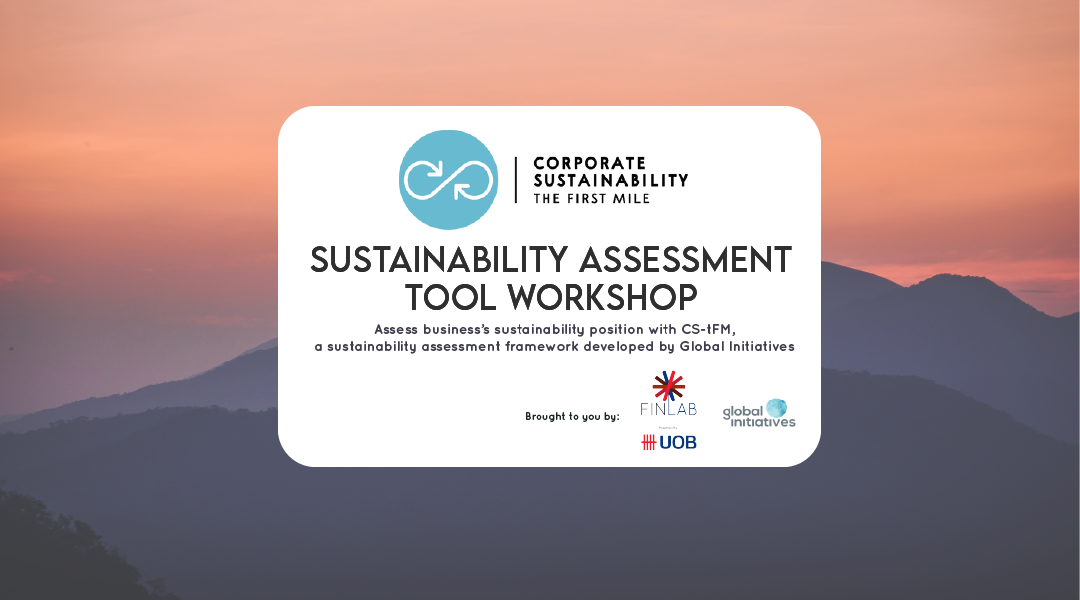 Sustainability Assessment Tool Workshop: Sustainability Innovation Programme