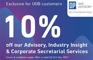 10% off services at DP SME Advisory