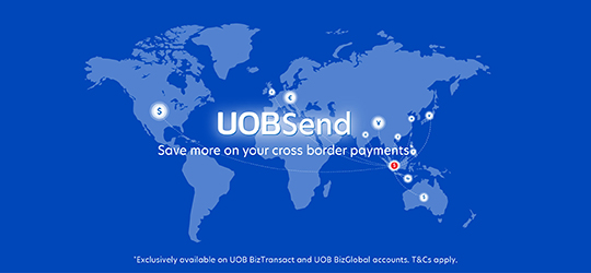 Save on cross-border payments with UOBSend