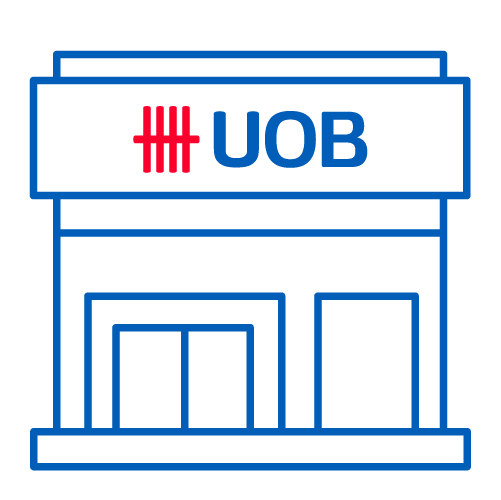 In-person only access at a UOB branch