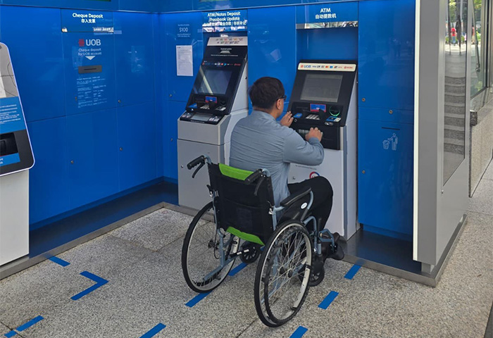 /Wheelchair-friendly ATMs