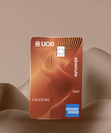 Earn limitless cashback with UOB Absolute Cashback Card