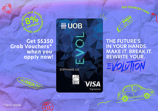 Get up to S$510* cash credit when you sign up now!