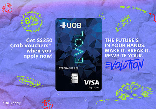 Get S$500 worth of Grab vouchers* when you sign up now!