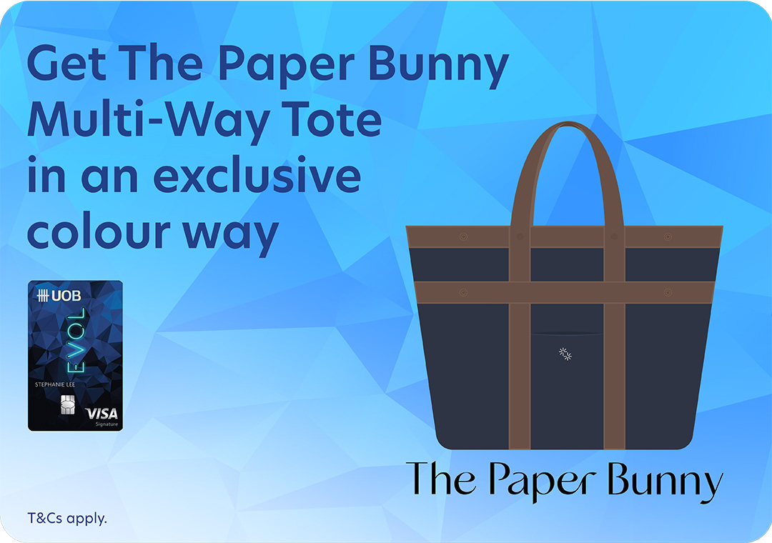 Get The Paper Bunny Multi-Way Tote in an exclusive colourway*