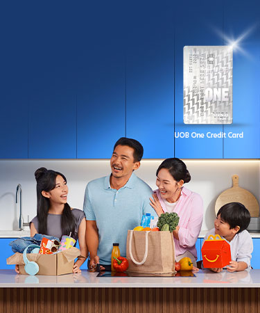 UOB One Credit Card – Get up to 20% cashback on daily spend