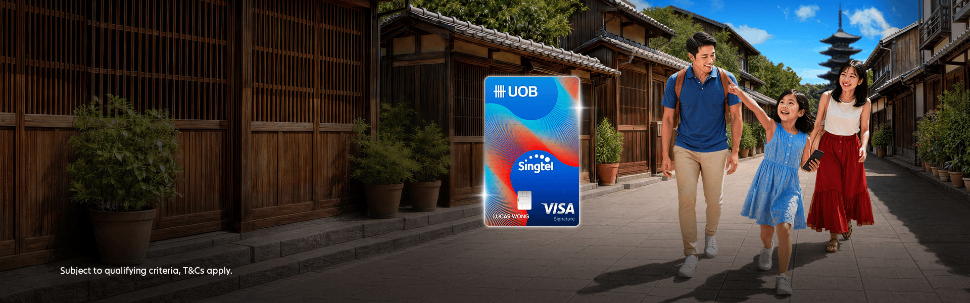 Rewards wherever you go with the Singtel-UOB Card