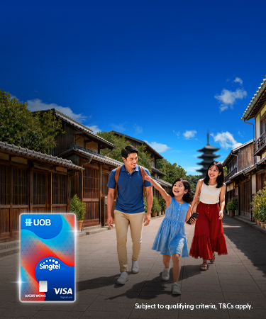 Rewards wherever you go with the Singtel-UOB Card