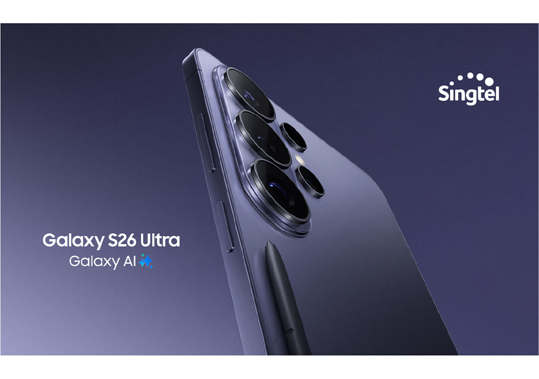 Enjoy $80 off Samsung Galaxy S26 Series Pre-Order with Singtel Phone Plans
