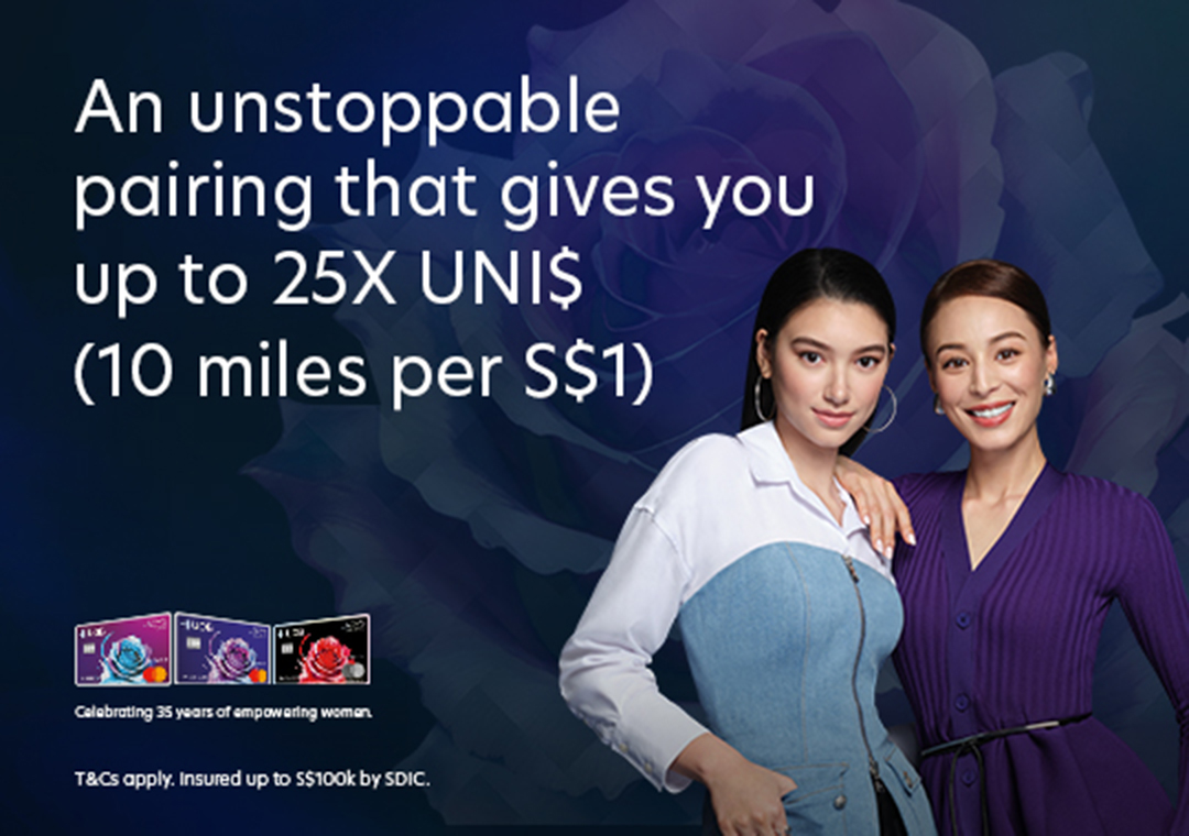 Pair your UOB Lady’s Credit Card with the UOB Lady’s Savings Account