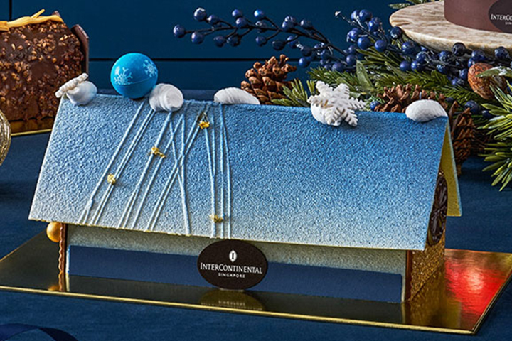 /Grandeur Blue Yule Log (1kg)