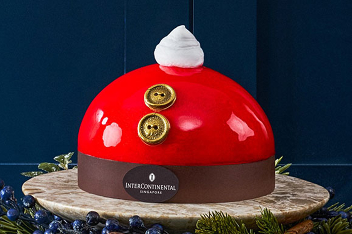/Winter Berries and Vanilla Log (1kg)