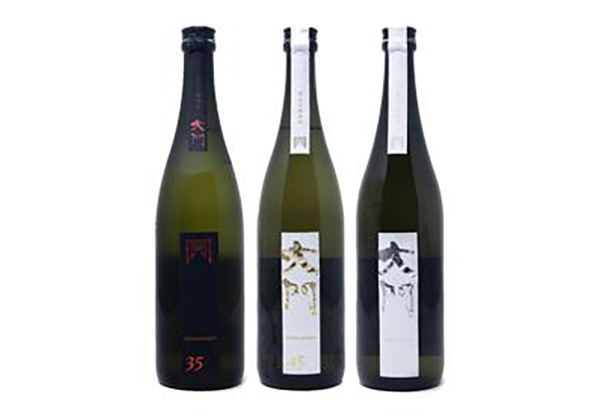/Grand Vin Daimon sake trio 35 45 55
