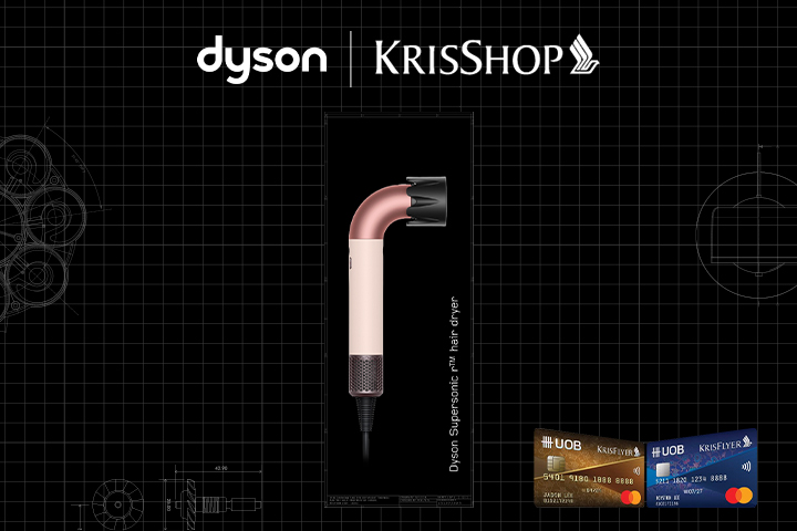 S$50 off Dyson products at KrisShop