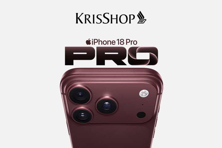 1,000 bonus KrisFlyer miles on selected Apple products at KrisShop