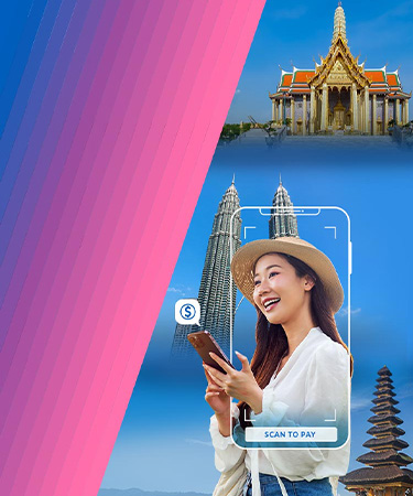 Scan to pay across the region to get 10% cashback