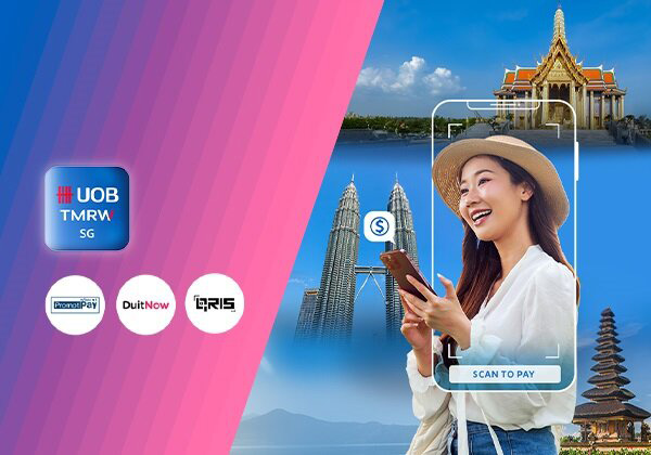 /Scan to pay across the region to get 10% cashback