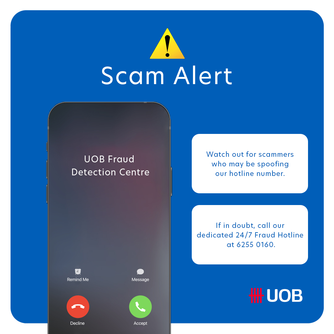 UOB Fraud Detection Centre Impersonation Scam