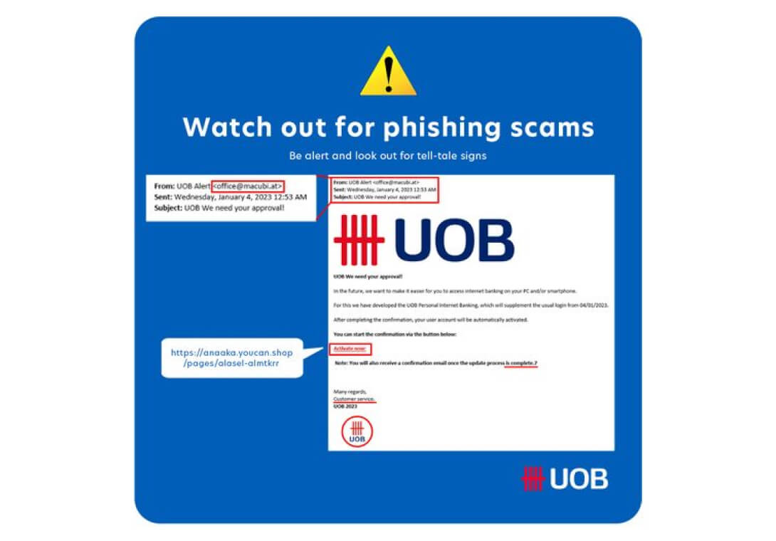 Is this an email from UOB?