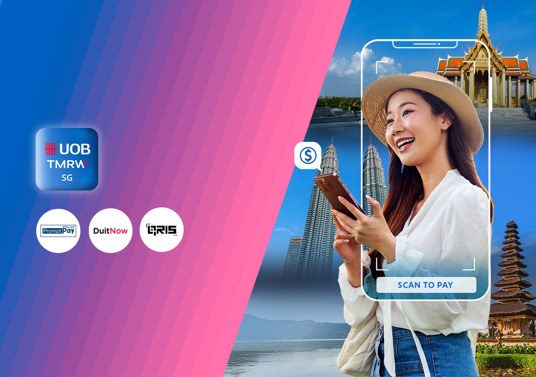 Scan to pay across the region to get 10% cashback
