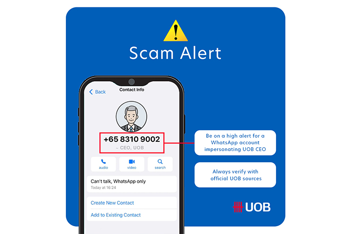 UOB Employees impersonation scam