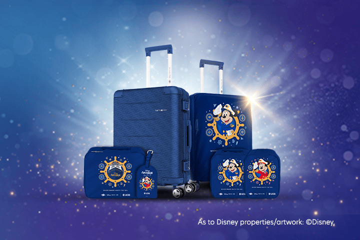 Limited Edition <i>Disney Cruise Line</i> Samsonite Luggage Set