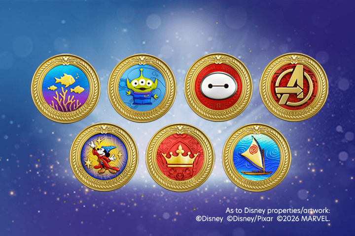 <i>Disney Adventure</i>-inspired Medallion Pins