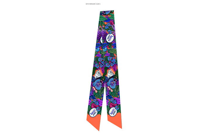 Collectible silk twilly scarf for the Boss Lady: