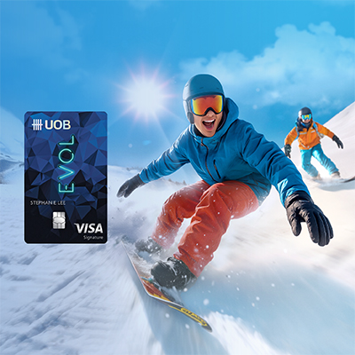 Traveling soon? Enjoy 0% FX fees worldwide (no min. spend and no cap) with UOB EVOL Card