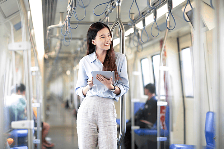 Tap. Pay. Ride. And get 50% back
