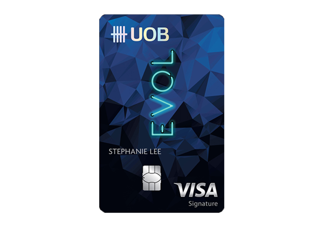 UOB EVOL Card: Get up to S$548 cash credit