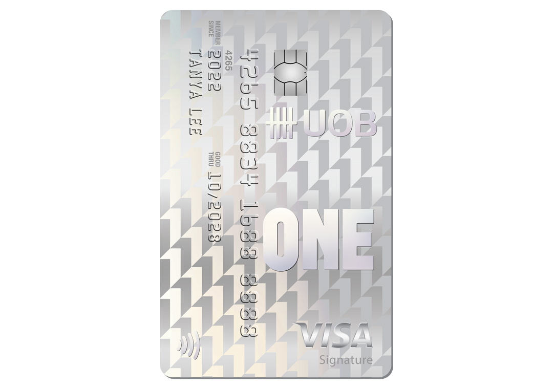 UOB One Card: Get up to S$540 cash credit