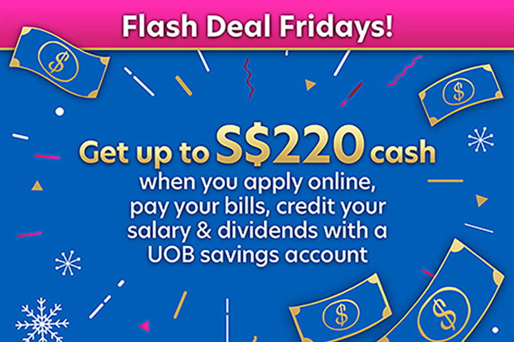 Flash Deal Fridays Special (every Friday from 17 Nov – 22 Dec)