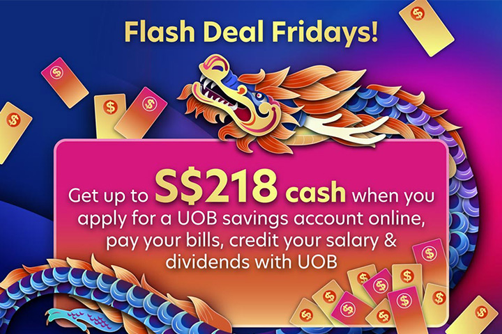 Flash Deal Fridays Special (every Friday from 12 Jan – 23 Feb 2024)