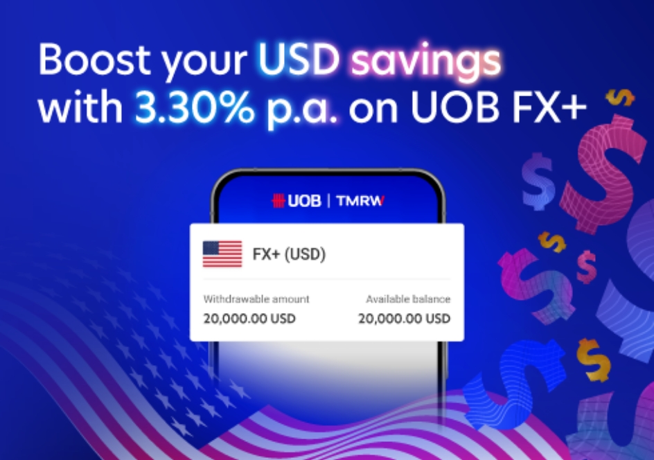 3.30% p.a. on USD Savings
