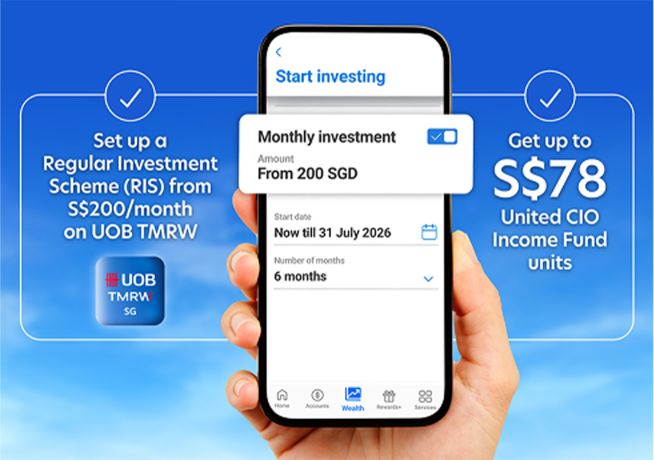 Invest regularly & get up to S$78 in rewards. Limited slots available