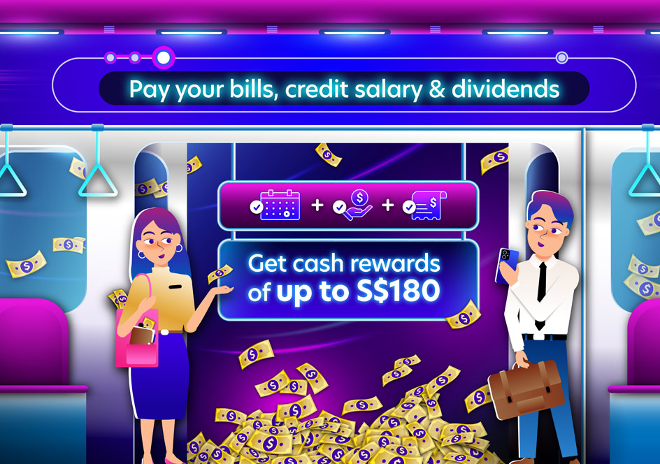 Pay your bills, credit your salary and dividends