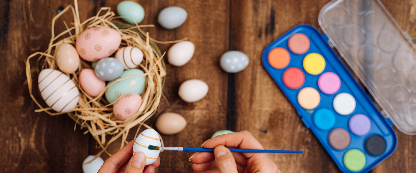 Easter egg painting workshop
