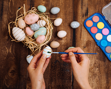Easter egg painting workshop